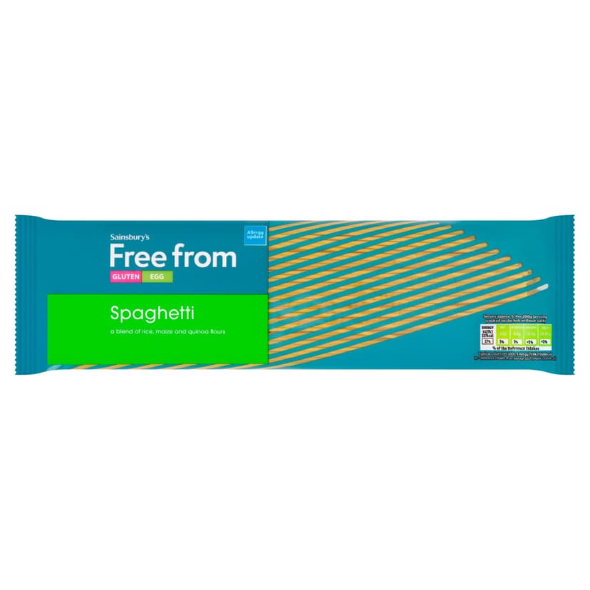 Sainsbury's Gluten Free Spaghetti Pasta 500g