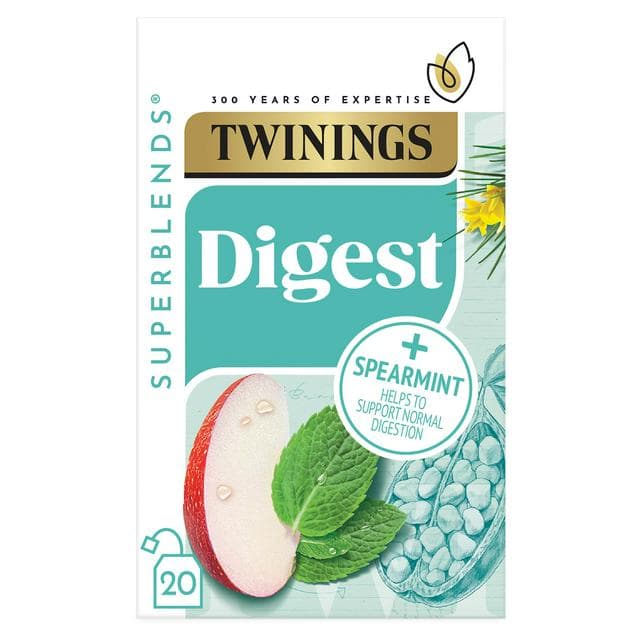Twinings Superblends Digest with Spearmint, Apple & Rooibos – 20 Tea Bags