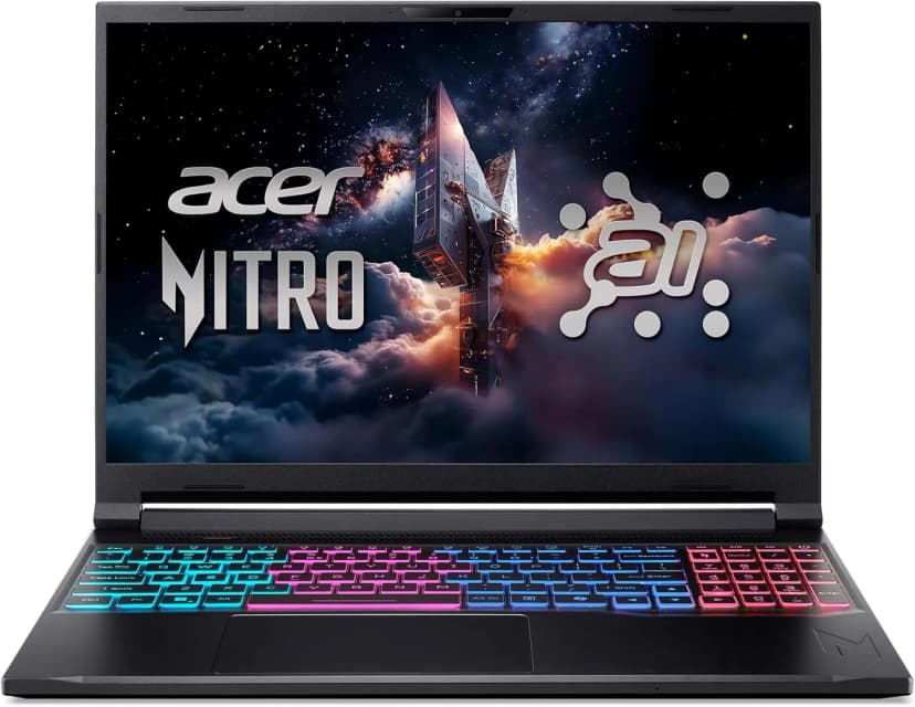 Acer Nitro V 16S AI Gaming Laptop | AMD Ryzen 7 260 Processor | NVIDIA GeForce RTX 5060 Laptop GPU (572 AI Tops) | 16" WUXGA IPS 180Hz Display | 32GB DDR5 | 1TB Gen 4 SSD | Wi-Fi 6 | ANV16S-41-R2AJ