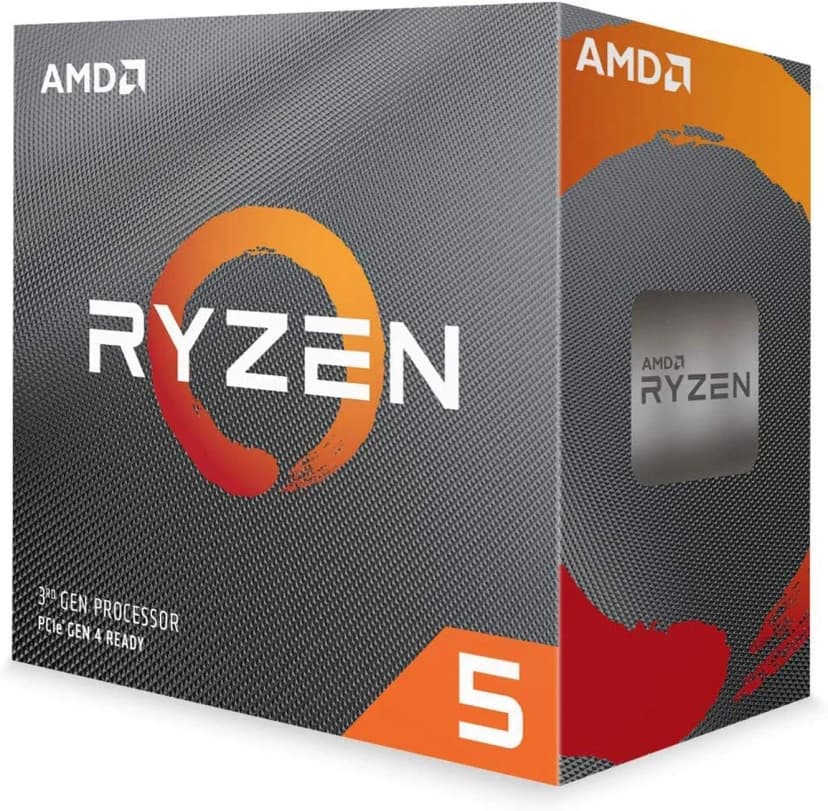AMD Ryzen 5 3600 Processor (6 Cores/12Threads, 65W DTP, AM4 Socket, 35 MB Cache, up to 4.1 GHz Max Boost frequency, Wraith stealth cooler)