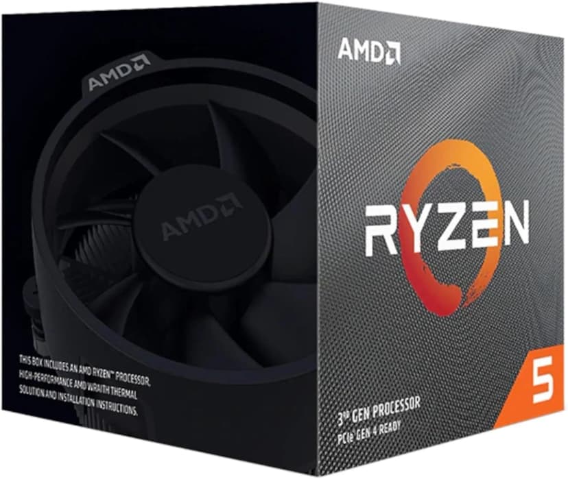 AMD Ryzen 5 3400G Processor (4C/8T, 6 MB cache, 4.2 GHz Max Boost) with Radeon RX Vega 11 Graphics