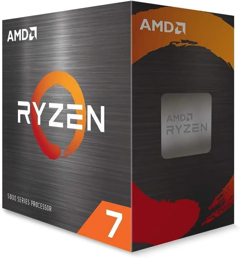 AMD Ryzen 7 5800X Processor (8 Cores/16 threads, 105W TDP, AM4 socket, 36 MB Cache, 4,7Ghz max boost frequency, no cooler)