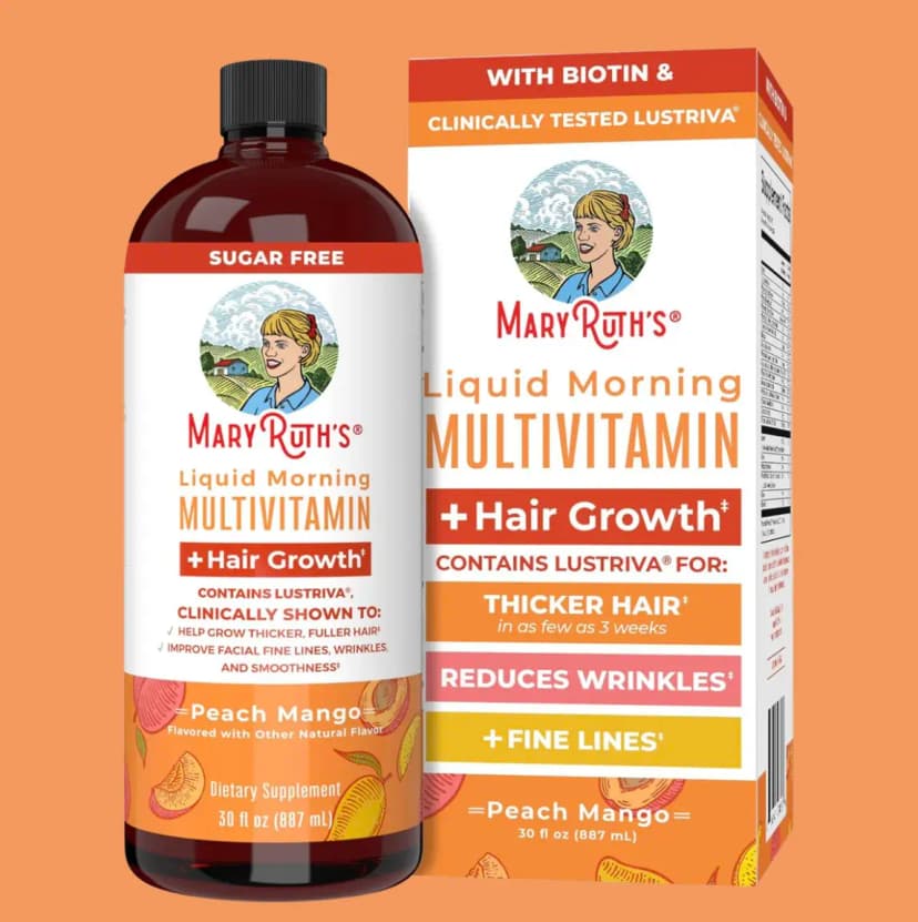 MaryRuth Organics Liquid Multivitamin+Hair Growth