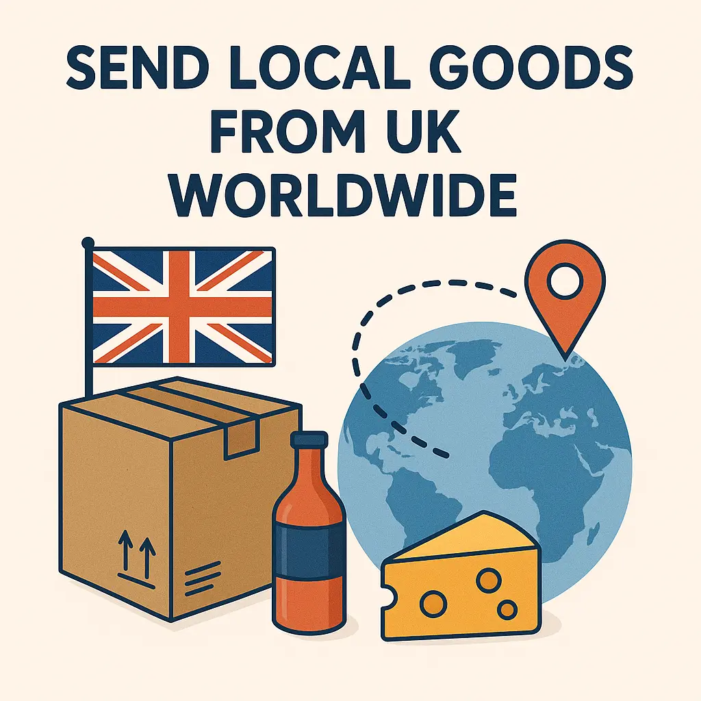 Send Local Goods From UK Worldwide